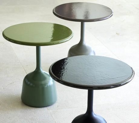 Glaze Sofabord, lille fra Cane-line - Green / Green aluminium - Jacobsen Plus