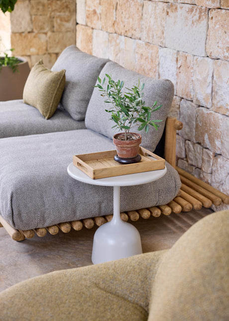 Club serveringsbakke rektangulær medium, fra Cane-line - 1 - Jacobsen Plus