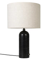 Gravity Bordlampe, large fra GUBI - Canvas skærm / Sort marmor - Jacobsen Plus