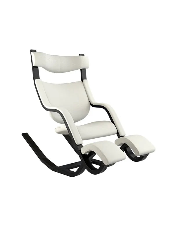 Gravity Balans Lænestol fra Variér (Sort ask) - Hallingdal / Cream white HAL100 - Jacobsen Plus