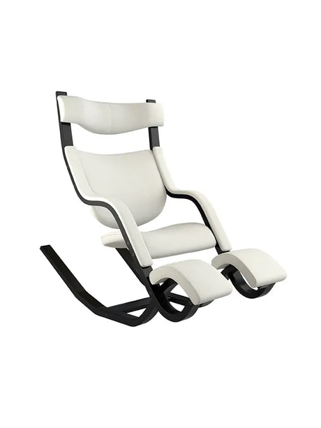 Gravity Balans Lænestol fra Variér (Sort ask) - Hallingdal / Cream white HAL100 - Jacobsen Plus