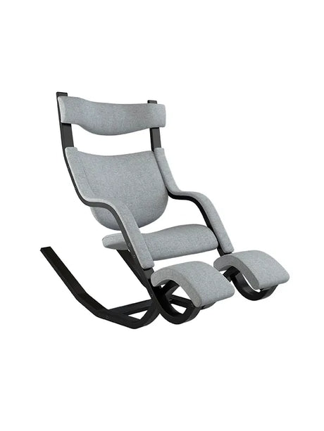 Gravity Balans Lænestol fra Variér (Sort ask) - Hallingdal / Medium grey HAL130 - Jacobsen Plus