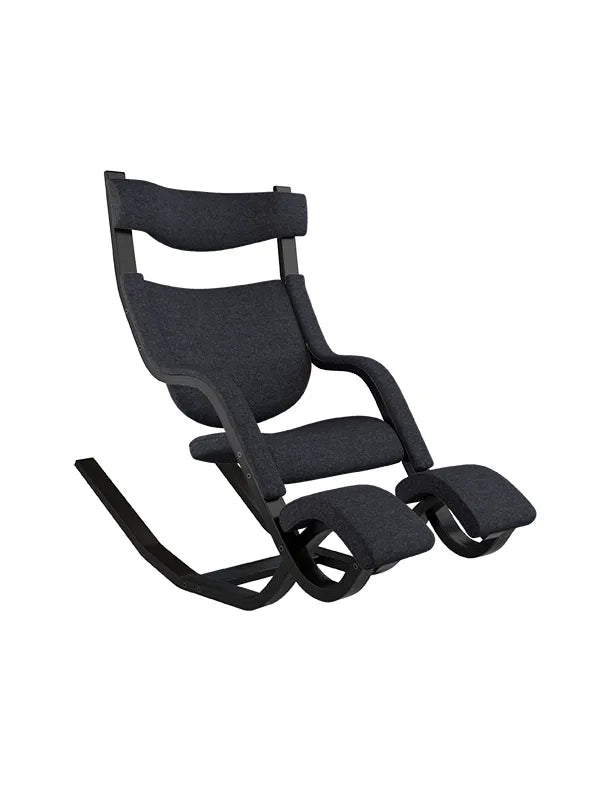 Gravity Balans Lænestol fra Variér (Sort ask) - Hallingdal / Mixed black HAL180 - Jacobsen Plus