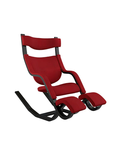 Gravity Balans Lænestol fra Variér (Sort ask) - Hallingdal / Dark red HAL687 - Jacobsen Plus