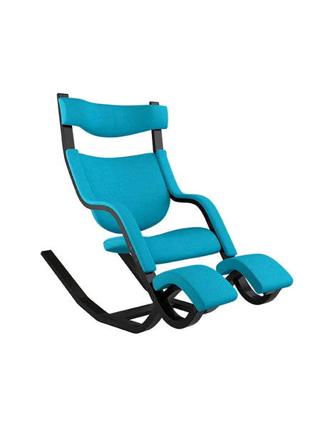Gravity Balans Lænestol fra Variér (Sort ask) - Hallingdal / Intence turchoise HAL850 - Jacobsen Plus