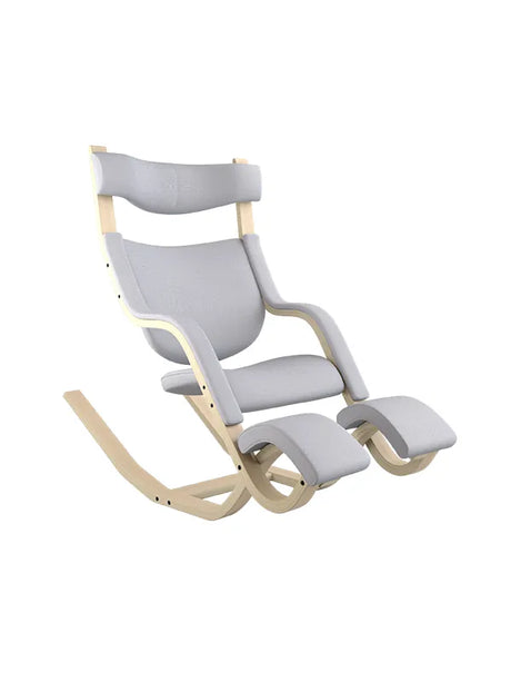 Gravity Balans Lænestol fra Variér (Natural ask) - Revive / Light grey REV144 - Jacobsen Plus