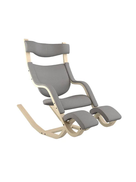 Gravity Balans Lænestol fra Variér (Natural ask) - Revive / Grey REV164 - Jacobsen Plus