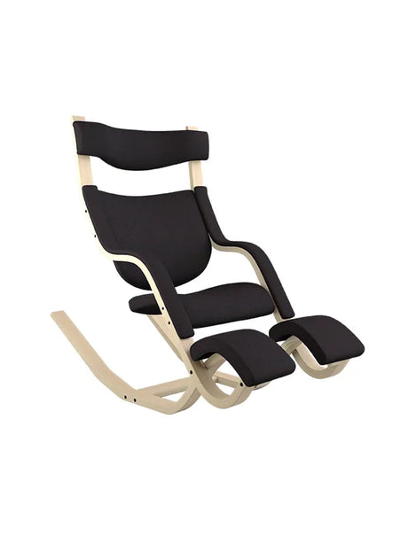 Gravity Balans Lænestol fra Variér (Natural ask) - Revive / Black REV194 - Jacobsen Plus