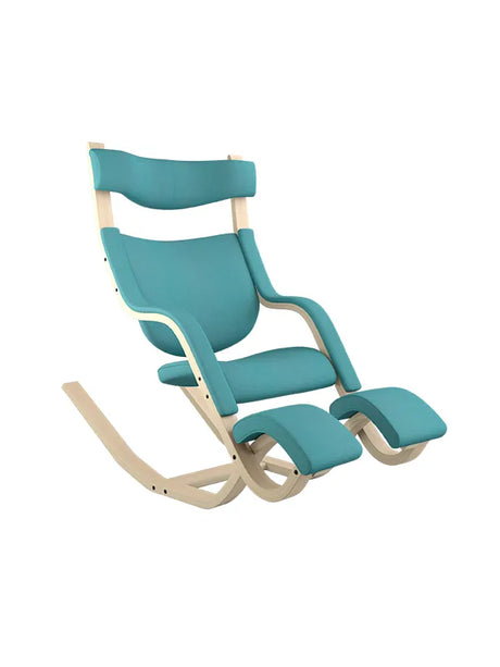 Gravity Balans Lænestol fra Variér (Natural ask) - Revive / Turquoise REV834 - Jacobsen Plus