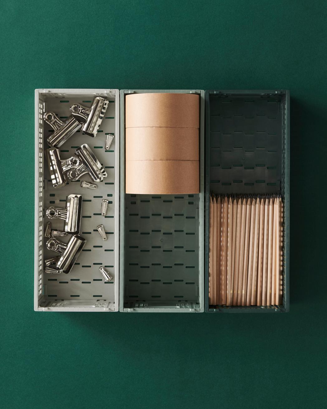 Colour Crate Mini Oblong, Dusty blue fra Hay - 3 - Jacobsen Plus