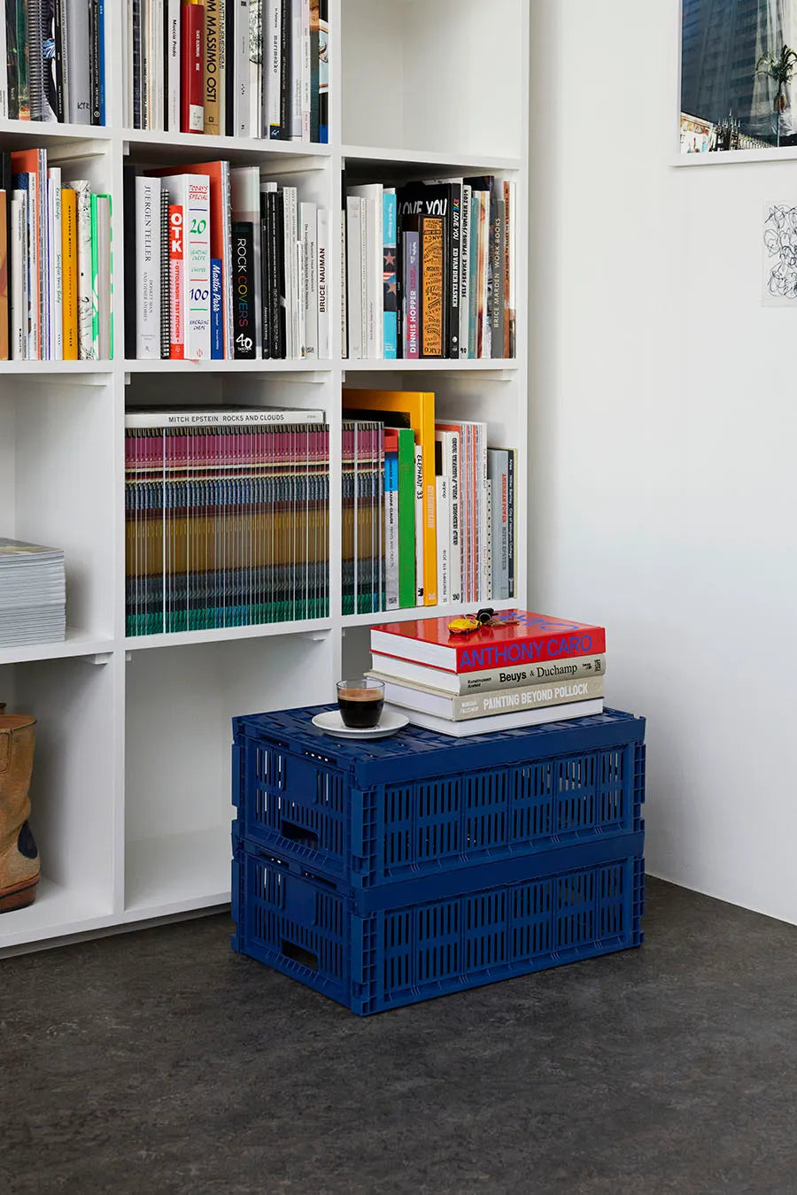 Colour crate L, dark blue fra Hay - 3 - Jacobsen Plus