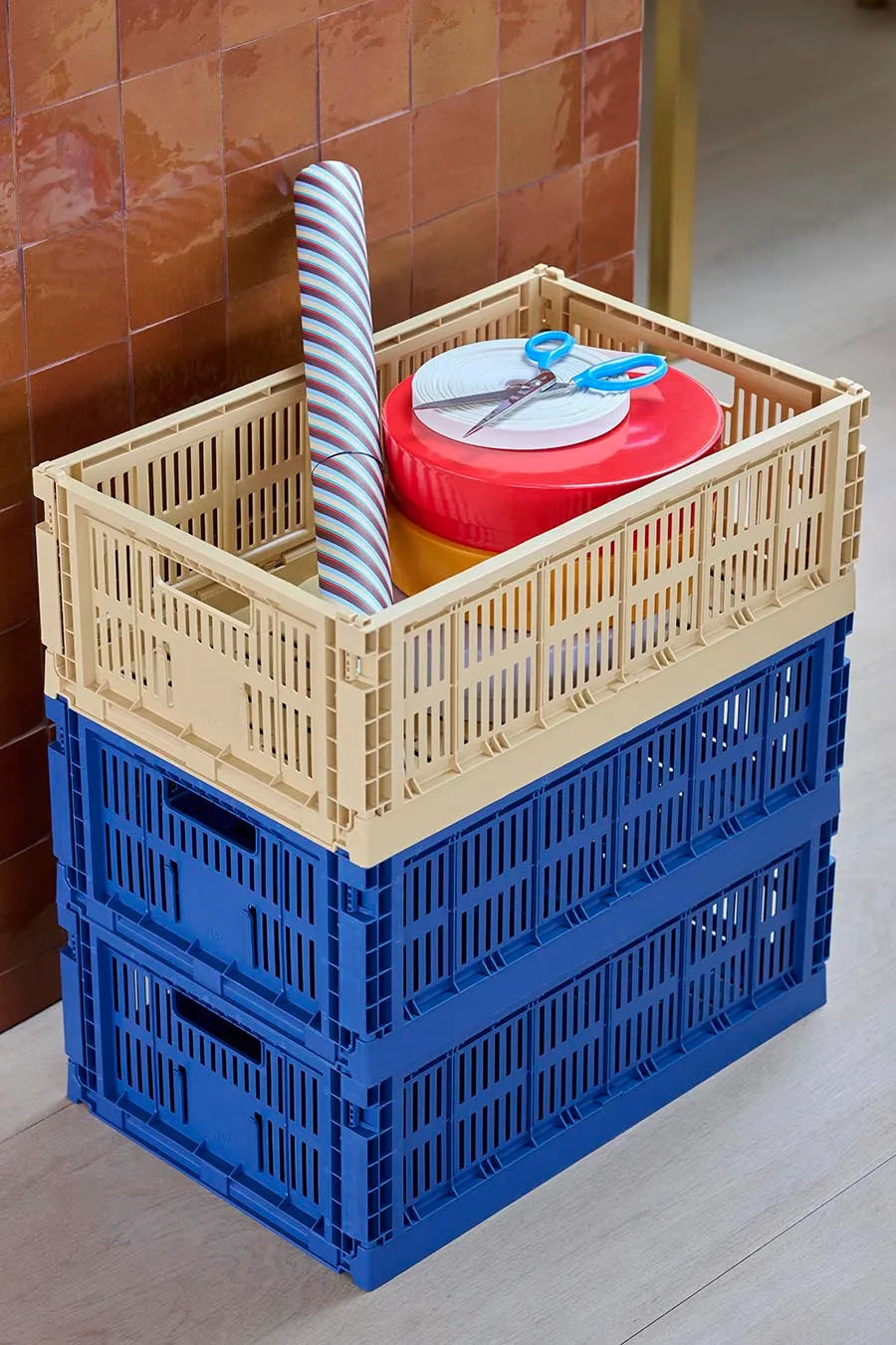 Colour crate L, dark blue fra Hay - 4 - Jacobsen Plus