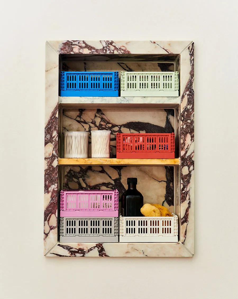 Colour Crate Mini 2 Stk., light grey fra Hay