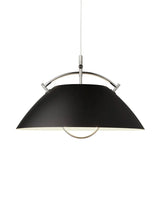 HJW37 Pendel m. Hejs af Hans J. Wegner - Sort - Nikkel - Jacobsen Plus