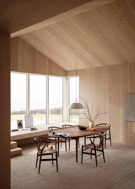 CH339 Spisebord fra Carl Hansen & Søn - Bøg sæbe - udtræk til 2 plader - Jacobsen Plus