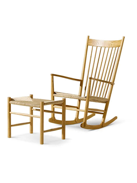 J16 Skammel af Hans J. Wegner - Eg sæbe-Naturflet - Jacobsen Plus