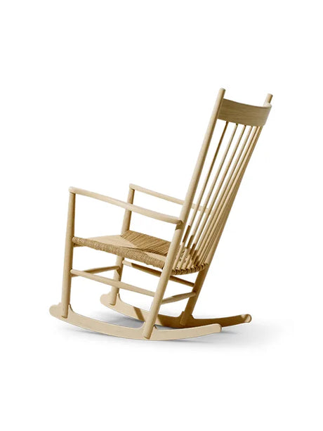 J16 Gyngestol af Hans J. Wegner - Eg sæbe-Naturflet - Jacobsen Plus