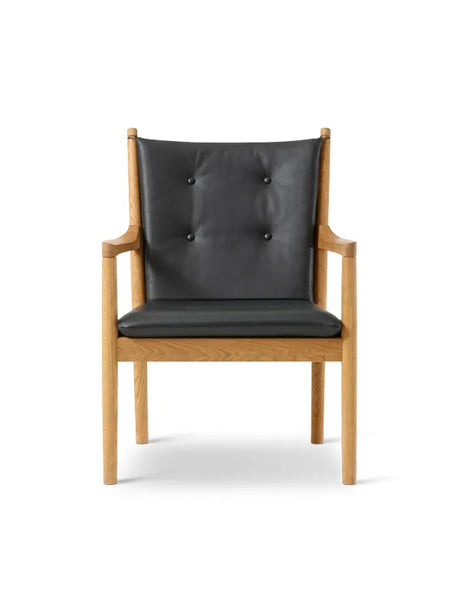 1788 Lænestol af Hans J. Wegner - Stofgruppe 1 / Eg sæbe - Jacobsen Plus