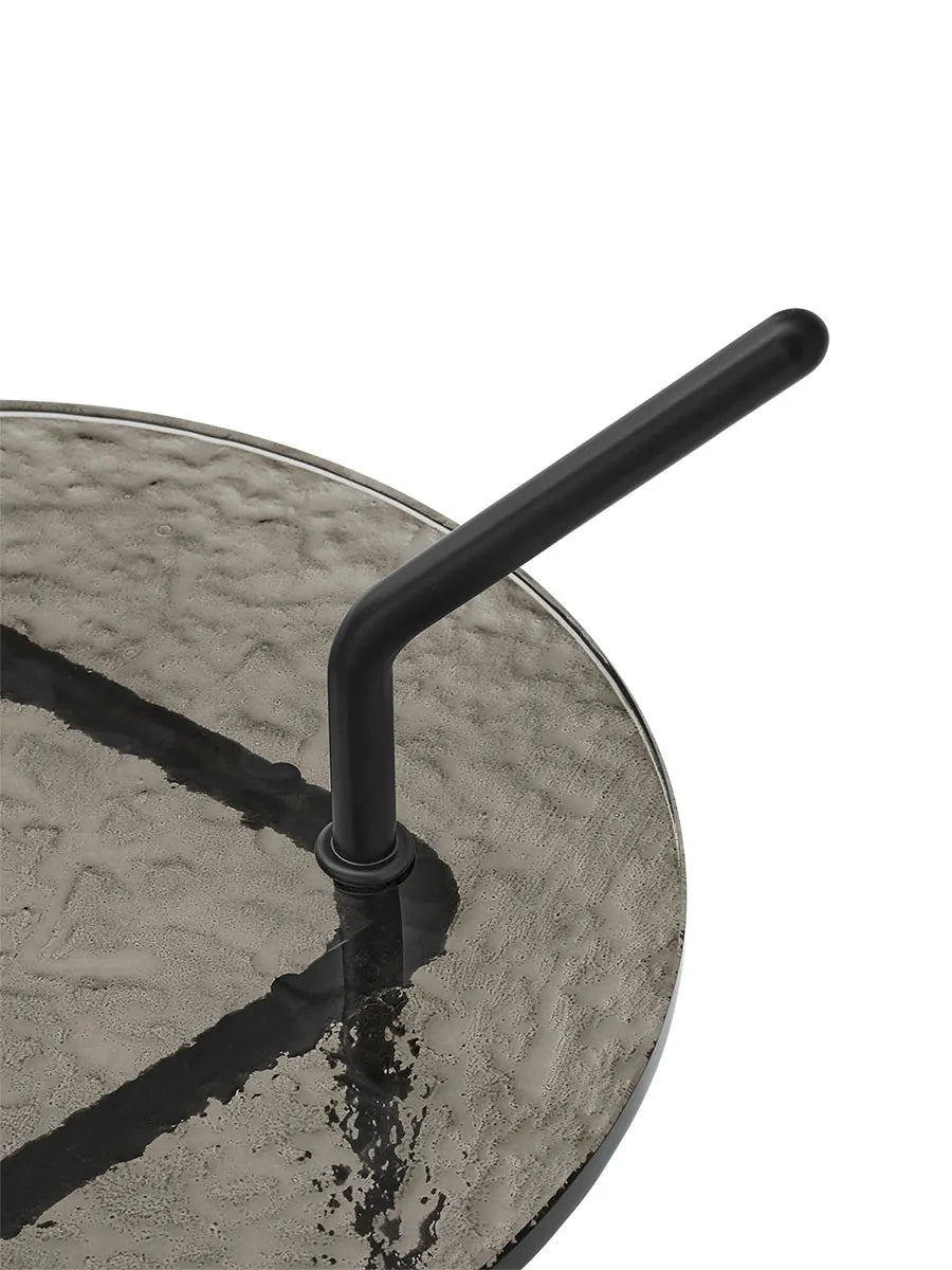 Halten SH9 Sidebord, warm black & smoked glass fra &Tradition