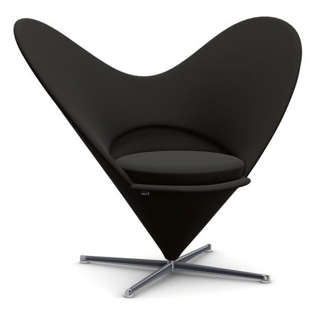 Heart Cone Chair af Verner Panton - Tonus 01 Black - Jacobsen Plus