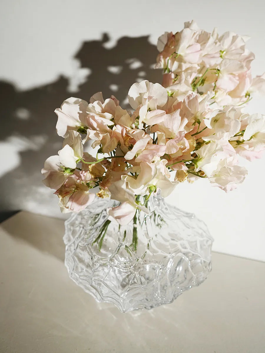 Canyon Vase Large, clear fra Hein studio