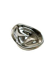 Ripple Knob Small, silver fra Hein Studio