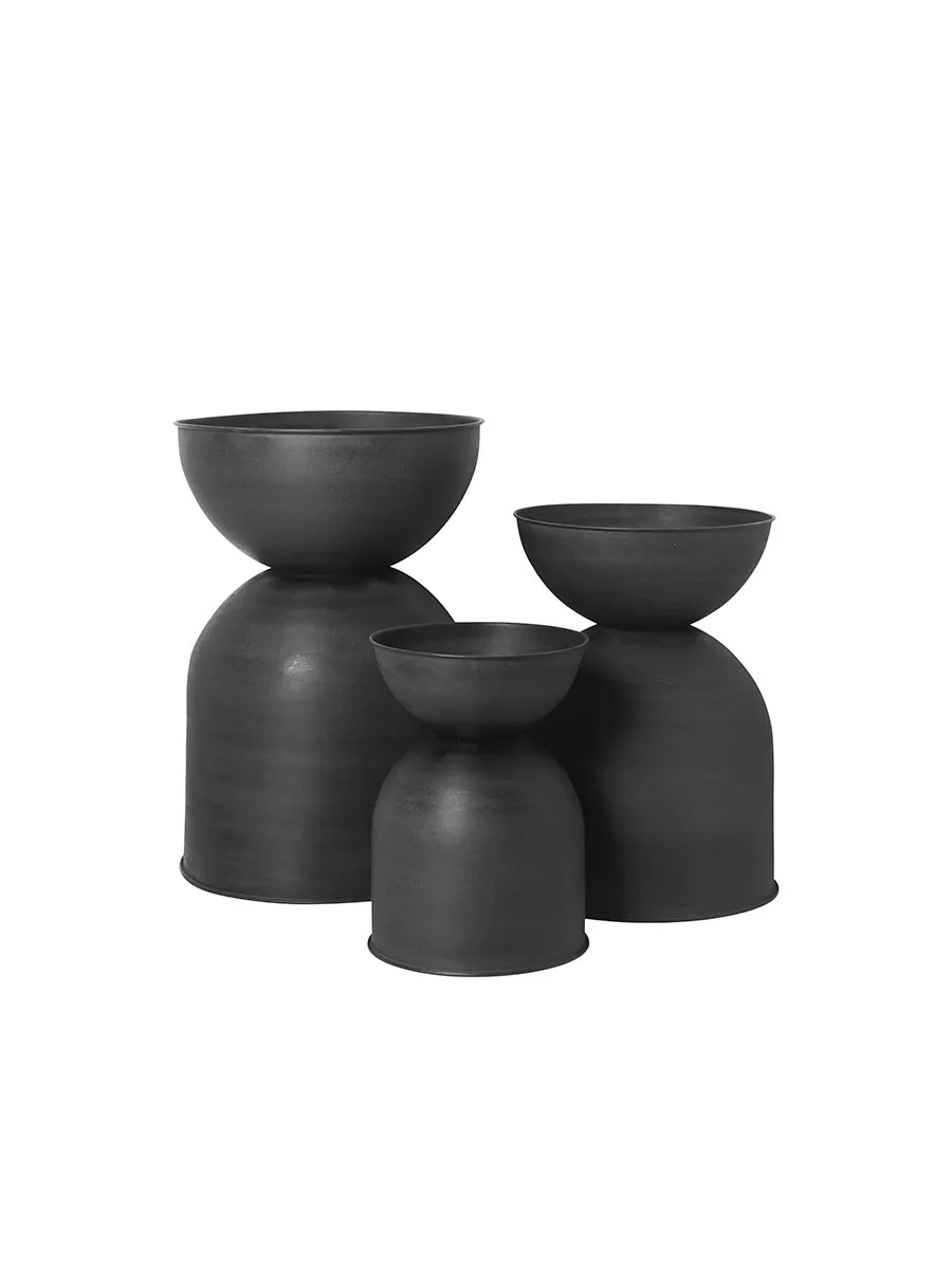 Hourglass Pot, sort fra Ferm Living - 9 - Jacobsen Plus