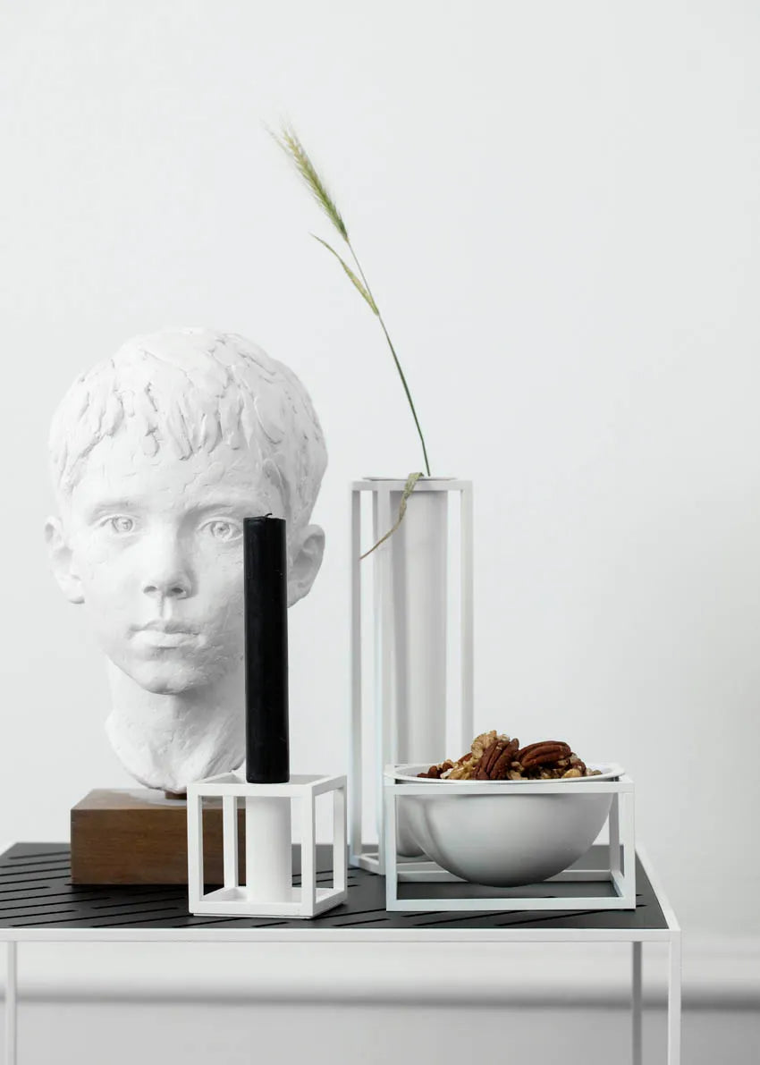 Kubus Bowl Centerpiece Small, hvid fra Audo Copenhagen