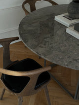 Florence Spisebord Ø145, gris du marais/beige grey fra New Works - 5 - Jacobsen Plus