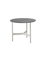 Twist Sofabord, lille fra Cane-line - White / Black (keramik) - Jacobsen Plus
