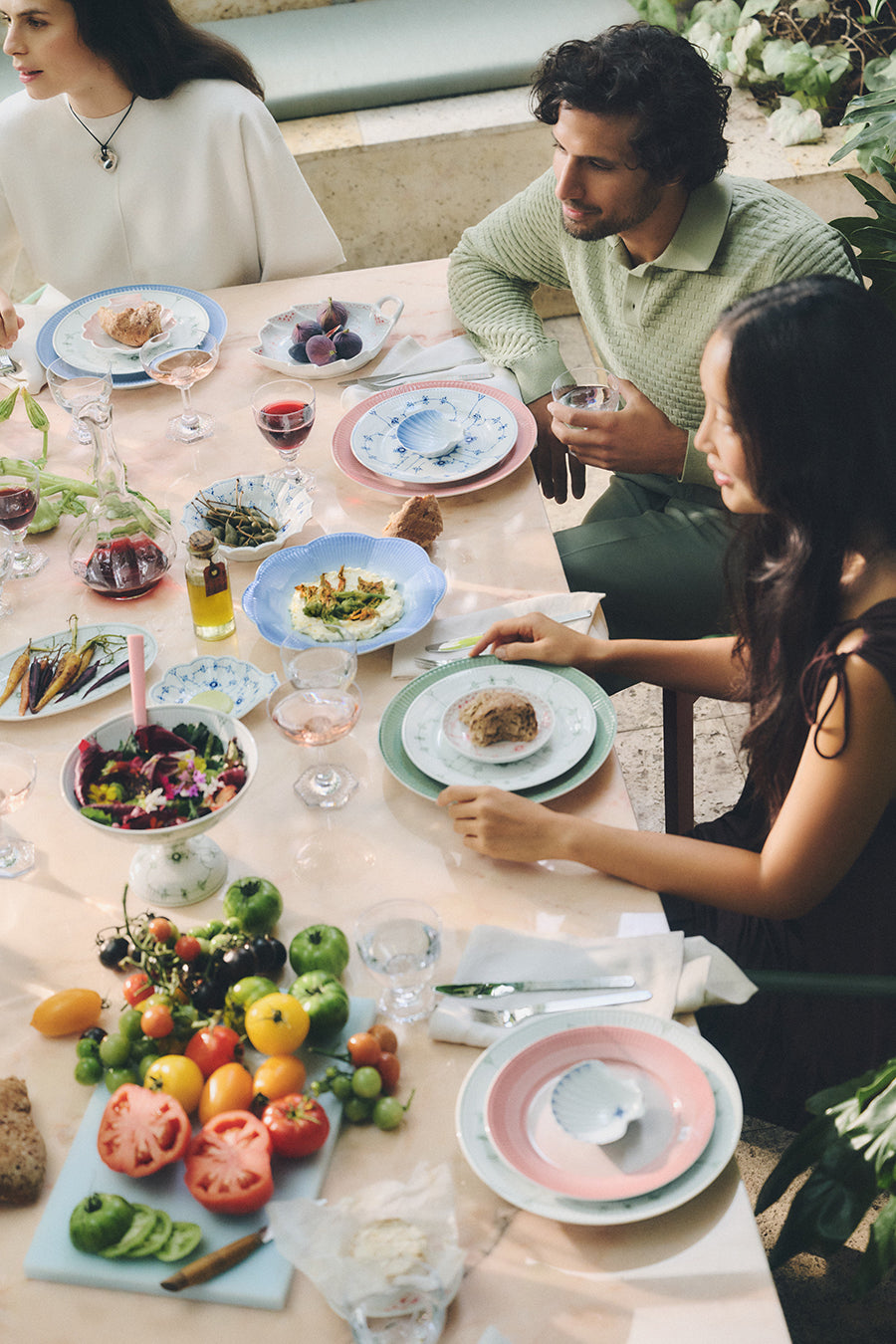 Royal Copenhagen Iris, Tallerken 27 cm, Grøn - 4 - Jacobsen Plus