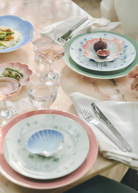 Royal Copenhagen Iris, Tallerken 27 cm, Koral - 2 - Jacobsen Plus