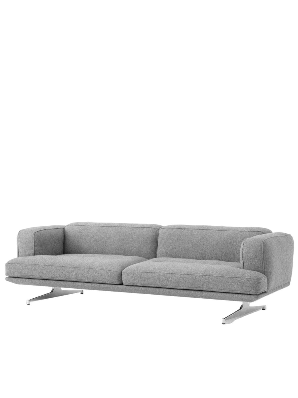 Inland AV23 Sofa fra &Tradition - Hallingdal 130 - poleret stel - Jacobsen Plus