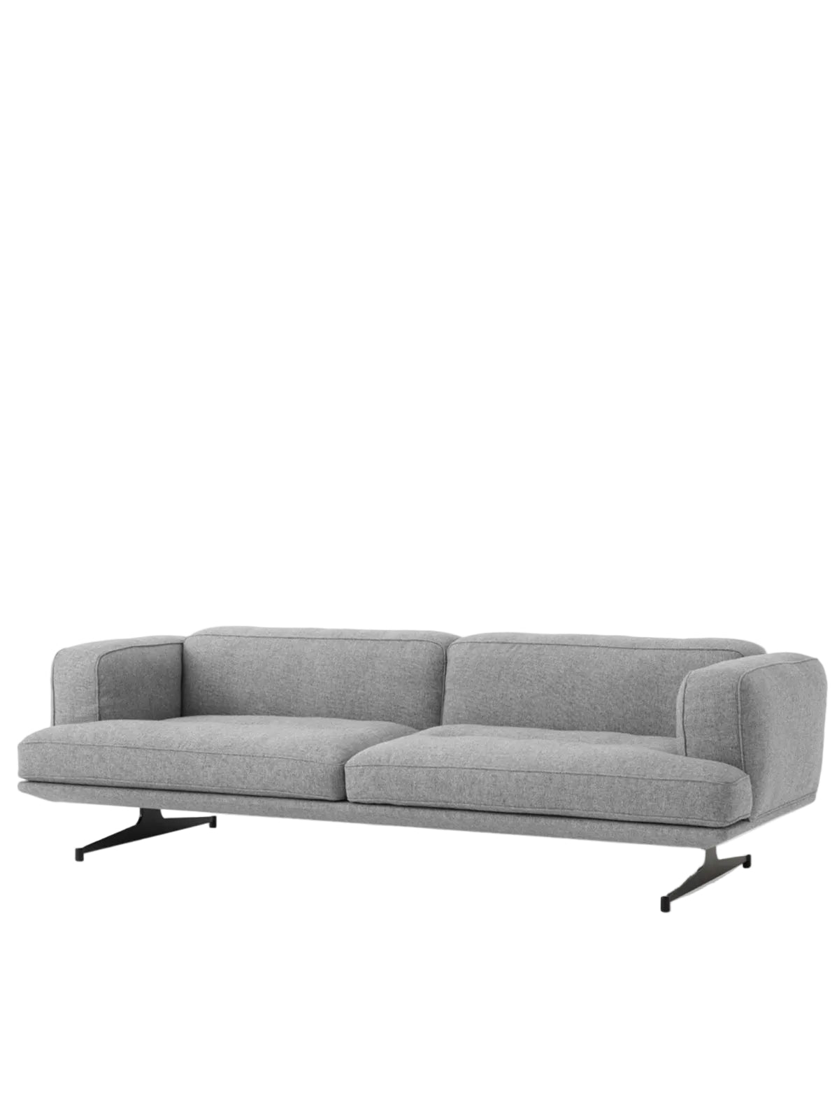 Inland AV23 Sofa fra &Tradition - Hallingdal 130 - sort stel - Jacobsen Plus