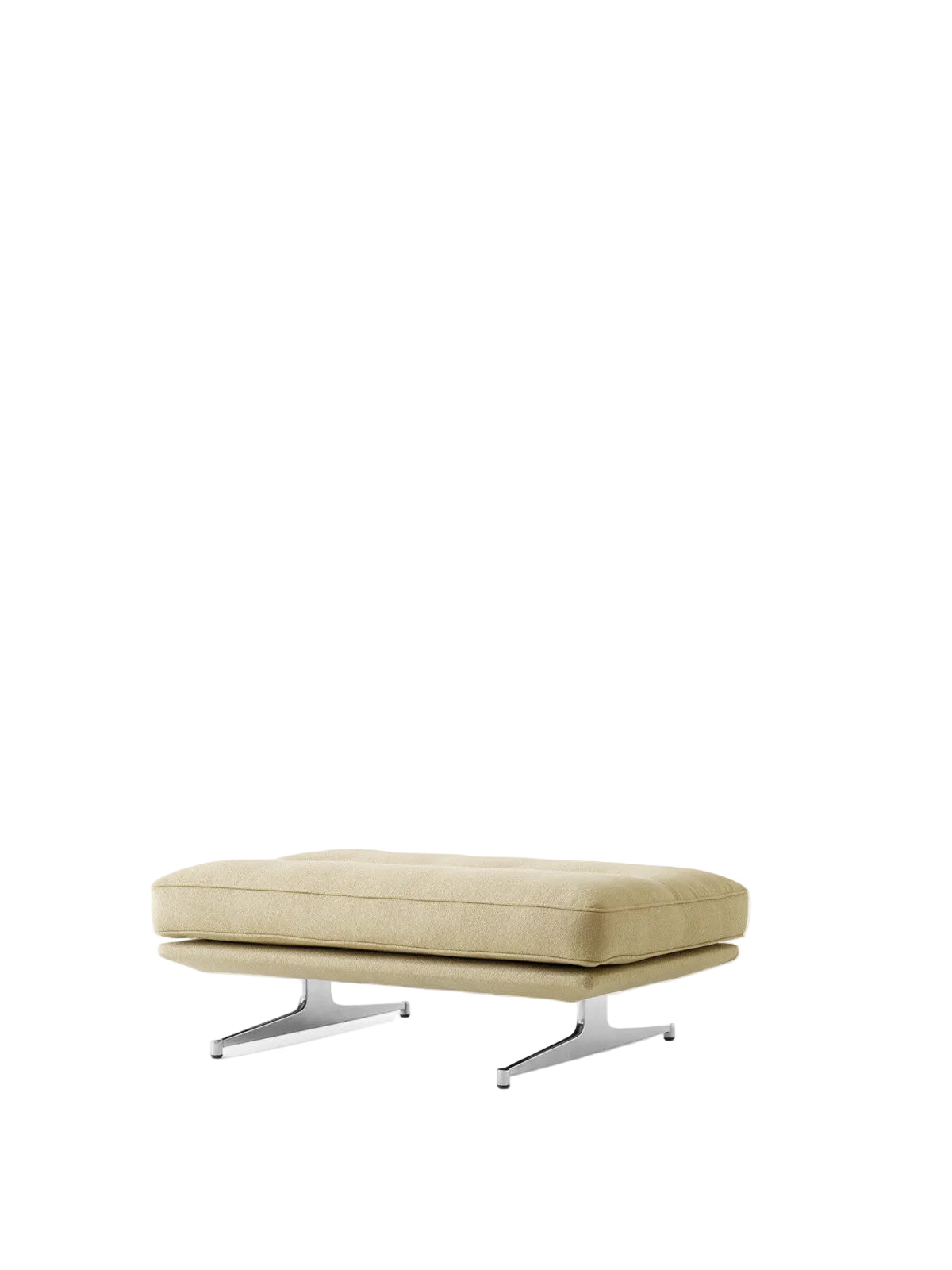 Inland AV32 Pouf fra &Tradition - Acca 0231 - poleret stel - Jacobsen Plus