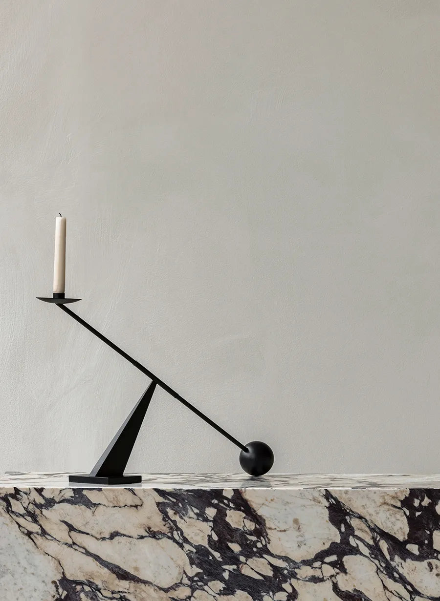 Interconnect Candle Holder, black fra Audo Copenhagen - 5 - Jacobsen Plus