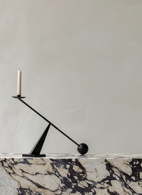 Interconnect Candle Holder, black fra Audo Copenhagen - 5 - Jacobsen Plus