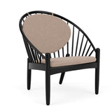 FDB Møbler - J166 Jørna lænestol af Poul M. Volther - Sortmalet eg - Beige (tekstil) - Jacobsen Plus