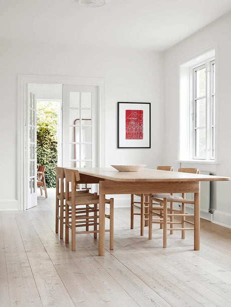 Post Spisebord 225 cm fra Fredericia Furniture - Olieret eg - Jacobsen Plus