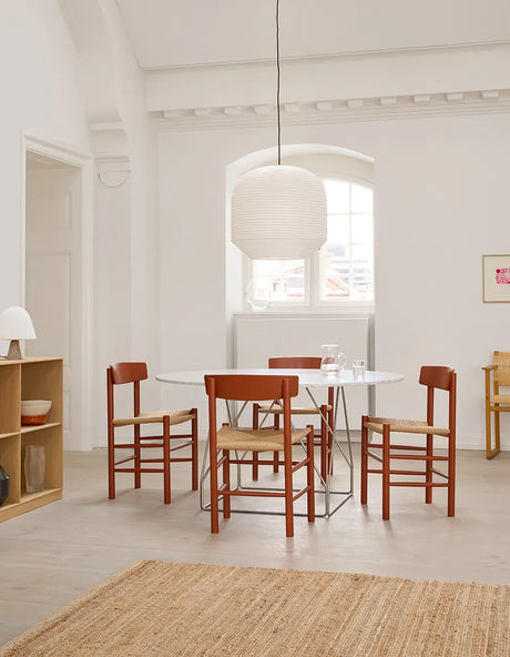 J39 Folkestolen, heritage red af Børge Mogensen - 2 - Jacobsen Plus