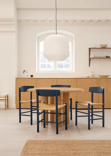 J39 Folkestolen, indigo blue af Børge Mogensen - 2 - Jacobsen Plus