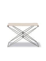 JG Folding Stool fra Fredericia Furniture - Natur canvas - Jacobsen Plus