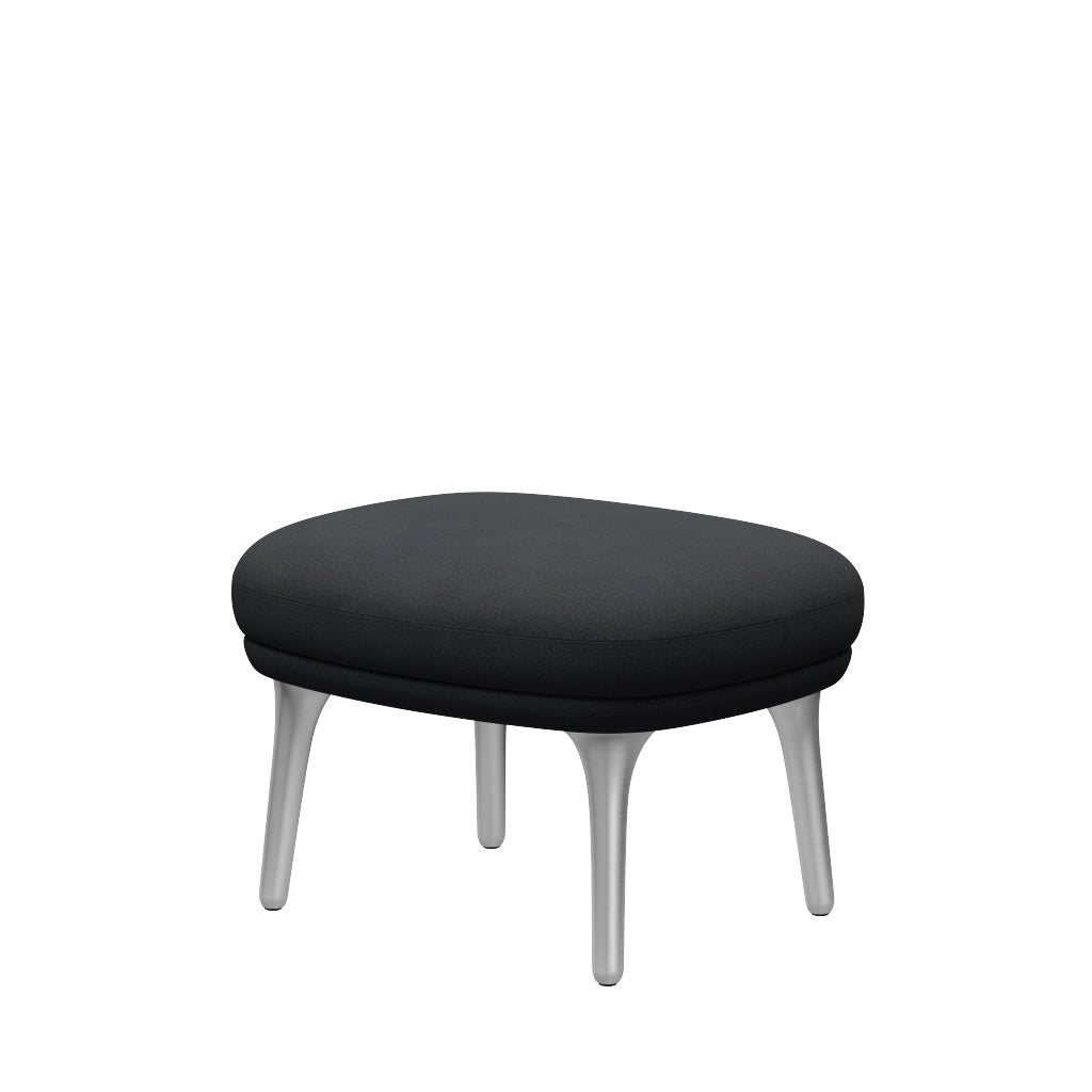 Ro Skammel m. stel i aluminium fra Fritz Hansen - Christianshavn - 1173 Grey - Jacobsen Plus