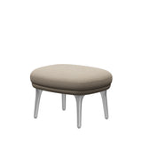 Ro Skammel m. stel i aluminium fra Fritz Hansen - Hallingdal - 200 Sand - Jacobsen Plus