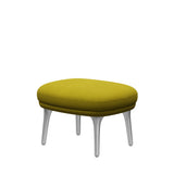 Ro Skammel m. stel i aluminium fra Fritz Hansen - Hallingdal - 420 Yellow/Green - Jacobsen Plus