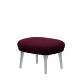 Ro Skammel m. stel i aluminium fra Fritz Hansen - Hallingdal - 573 Wine Red/Purple - Jacobsen Plus