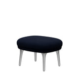 Ro Skammel m. stel i aluminium fra Fritz Hansen - Hallingdal - 764 Royal Blue - Jacobsen Plus