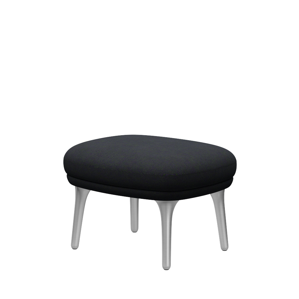 Ro Skammel m. stel i aluminium fra Fritz Hansen - Hallingdal - 968 Purple/Green - Jacobsen Plus