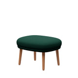 Ro Skammel m. stel i eg fra Fritz Hansen - Christianshavn - 1160 Dark Green Uni - Jacobsen Plus