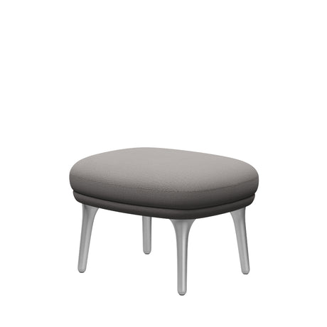 Fri Skammel m. stel i aluminium fra Fritz Hansen - Christianshavn - 1110 Yellow - Jacobsen Plus